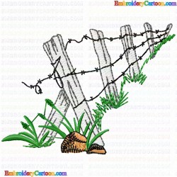 Garden Barriers 63 Embroidery Design