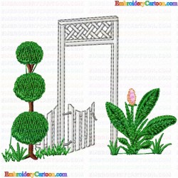 Garden Barriers 65 Embroidery Design