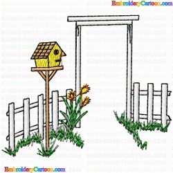 Garden Barriers 66 Embroidery Design