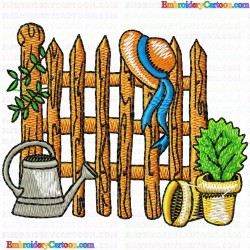 Garden Barriers 70 Embroidery Design