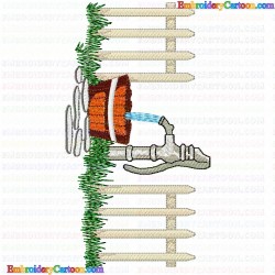 Garden Barriers 7 Embroidery Design