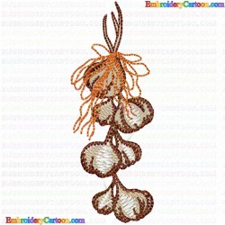 Garlic 2 Embroidery Design