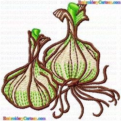 Garlic 7 Embroidery Design