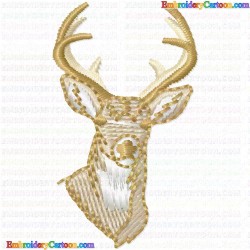 Gazelle 128 Embroidery Design