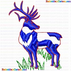 Gazelle 70 Embroidery Design