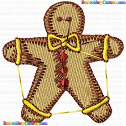 GingerBread 1 Embroidery Design