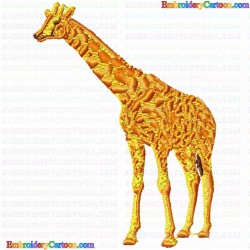 Giraffe 12 Embroidery Design