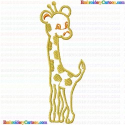 Giraffe 13 Embroidery Design