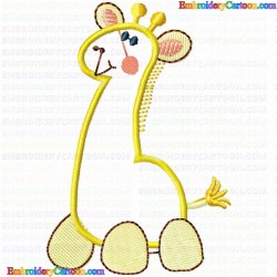 Giraffe 17 Embroidery Design