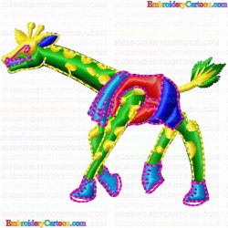 Giraffe 1 Embroidery Design