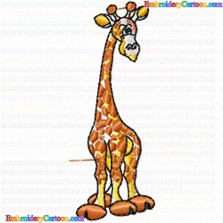 Giraffe 3 Embroidery Design