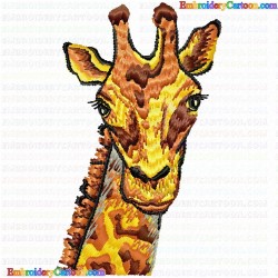 Giraffe 5 Embroidery Design