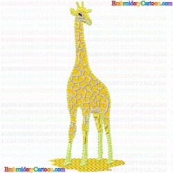 Giraffe 8 Embroidery Design