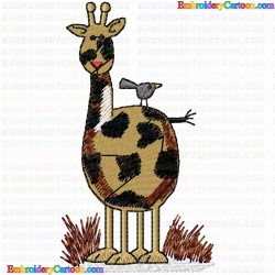 Giraffe 9 Embroidery Design