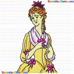 Girls 46 Embroidery Design