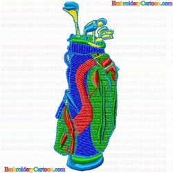 Golf 114 Embroidery Design