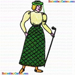 Golf 161 Embroidery Design