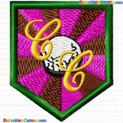 Golf 180 Embroidery Design