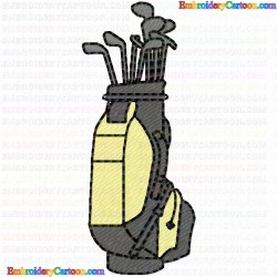 Golf 182 Embroidery Design