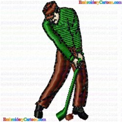 Golf 210 Embroidery Design