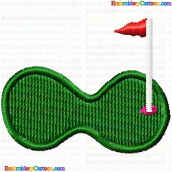 Golf 217 Embroidery Design