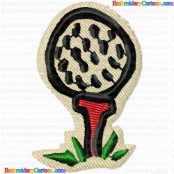 Golf 222 Embroidery Design