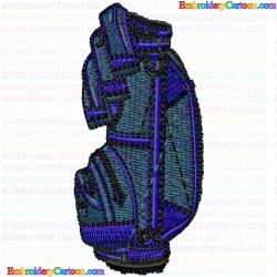 Golf 27 Embroidery Design