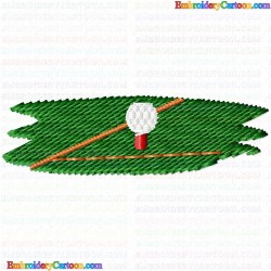 Golf 31 Embroidery Design