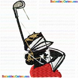 Golf 70 Embroidery Design