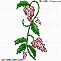 Grapes 12 Embroidery Design