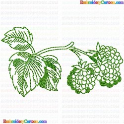 Grapes 14 Embroidery Design