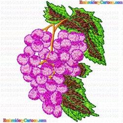 Grapes 19 Embroidery Design