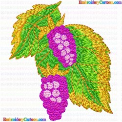 Grapes 21 Embroidery Design