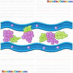 Grapes 23 Embroidery Design