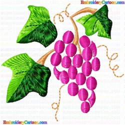 Grapes 34 Embroidery Design