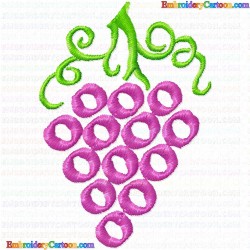 Grapes 39 Embroidery Design