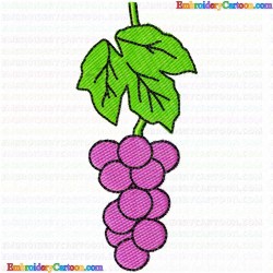 Grapes 40 Embroidery Design