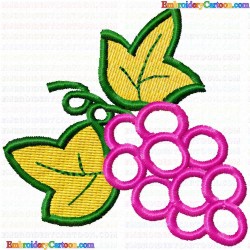 Grapes 41 Embroidery Design