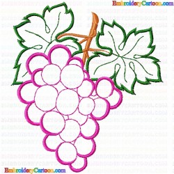 Grapes 43 Embroidery Design