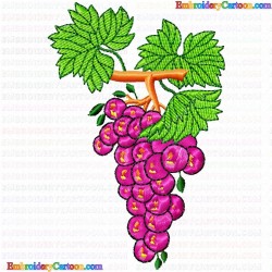 Grapes 7 Embroidery Design