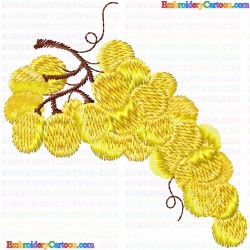 Grapes 8 Embroidery Design