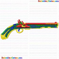 Guns 11 Embroidery Design