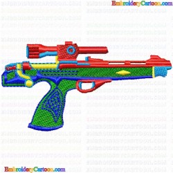 Guns 12 Embroidery Design
