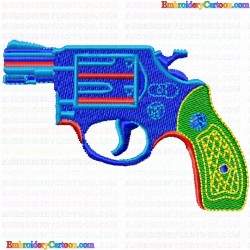 Guns 14 Embroidery Design
