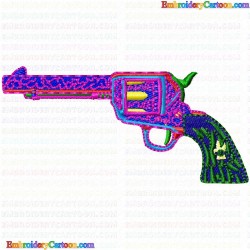 Guns 15 Embroidery Design