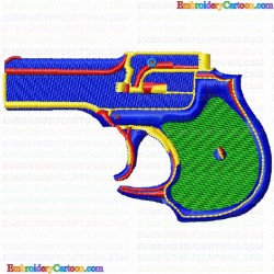 Guns 23 Embroidery Design