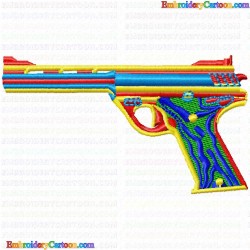 Guns 27 Embroidery Design