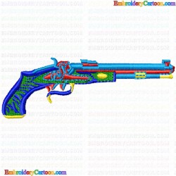 Guns 28 Embroidery Design