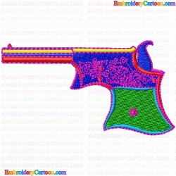 Guns 31 Embroidery Design