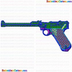 Guns 33 Embroidery Design